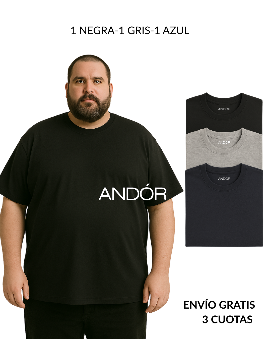 [PACK X 3 REMERAS]